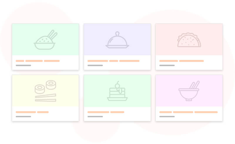 Hyper localized menus