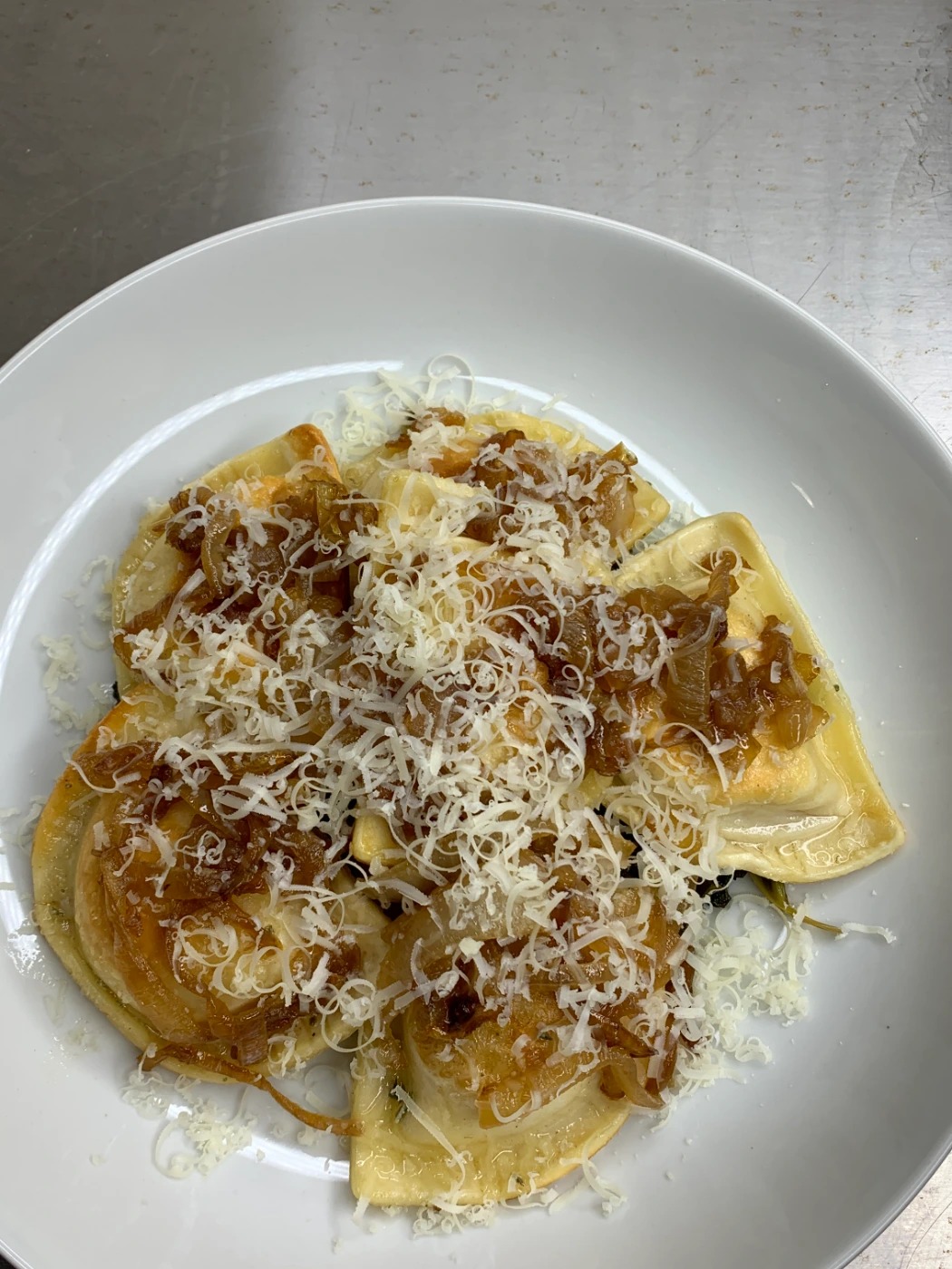 potato onion and sage perogi, caramelized onion, summer vegetable medley.JPG potato onion and sage perogi, caramelized onion, summer vegetable medley.JPG