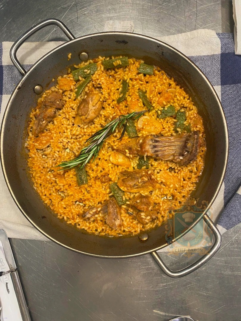 Paella mediterránea