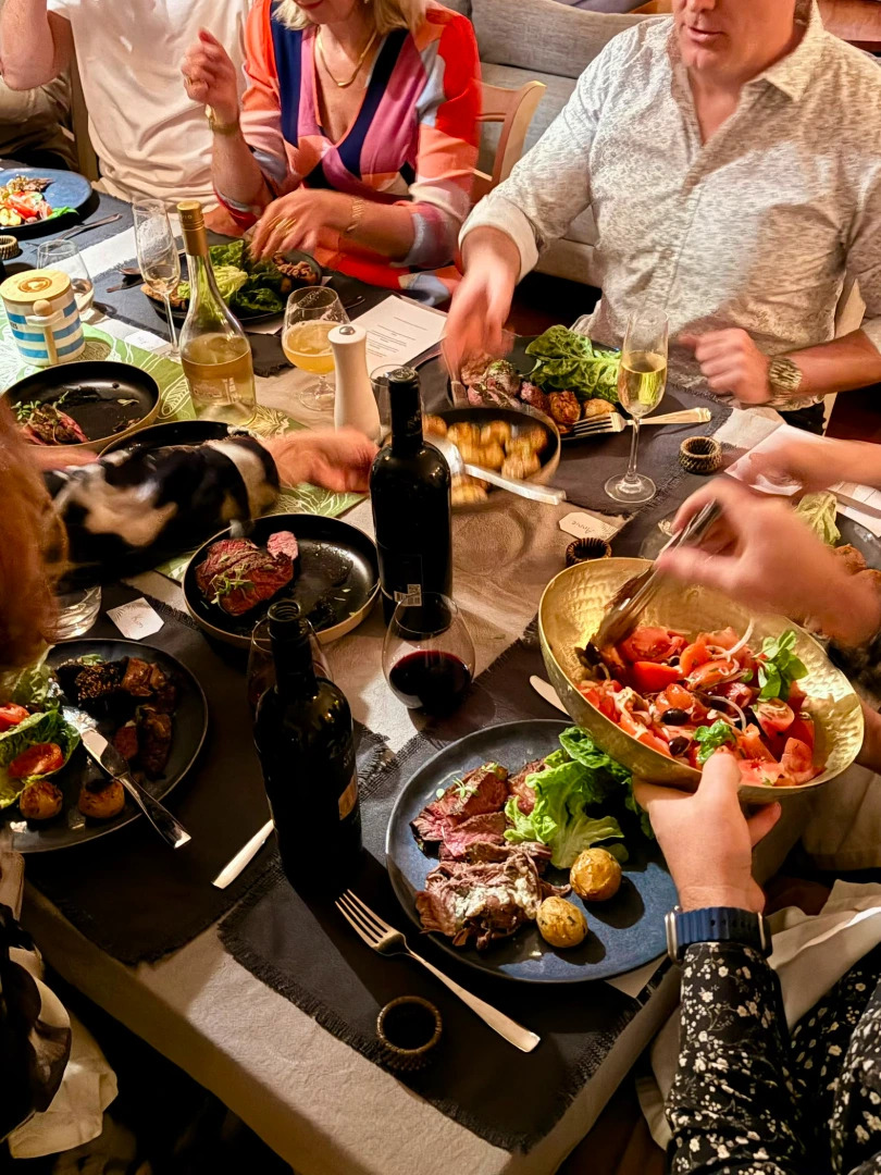 Mediterranean (7 course) Ottolenghi family-style shared menu. Customise to suit you