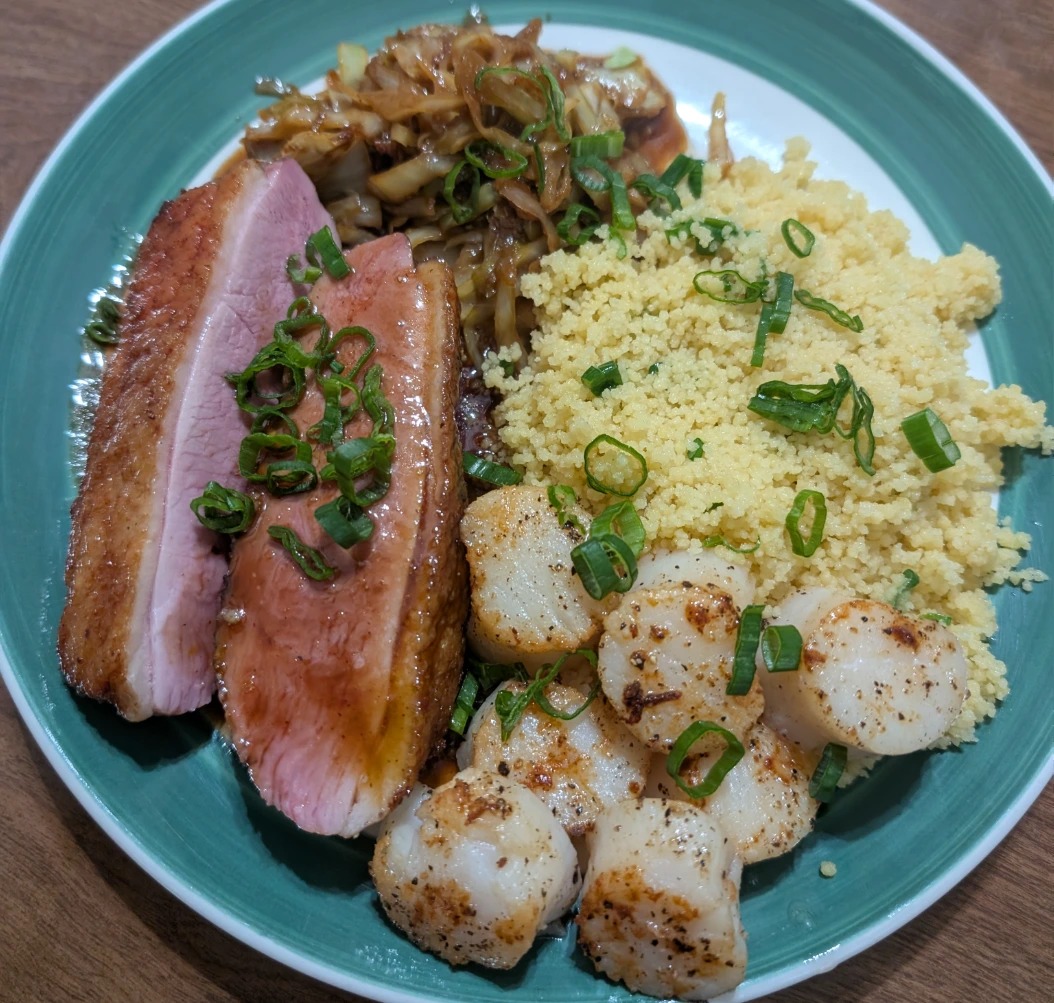 Orange-Glazed Duck and Scallops.jpg