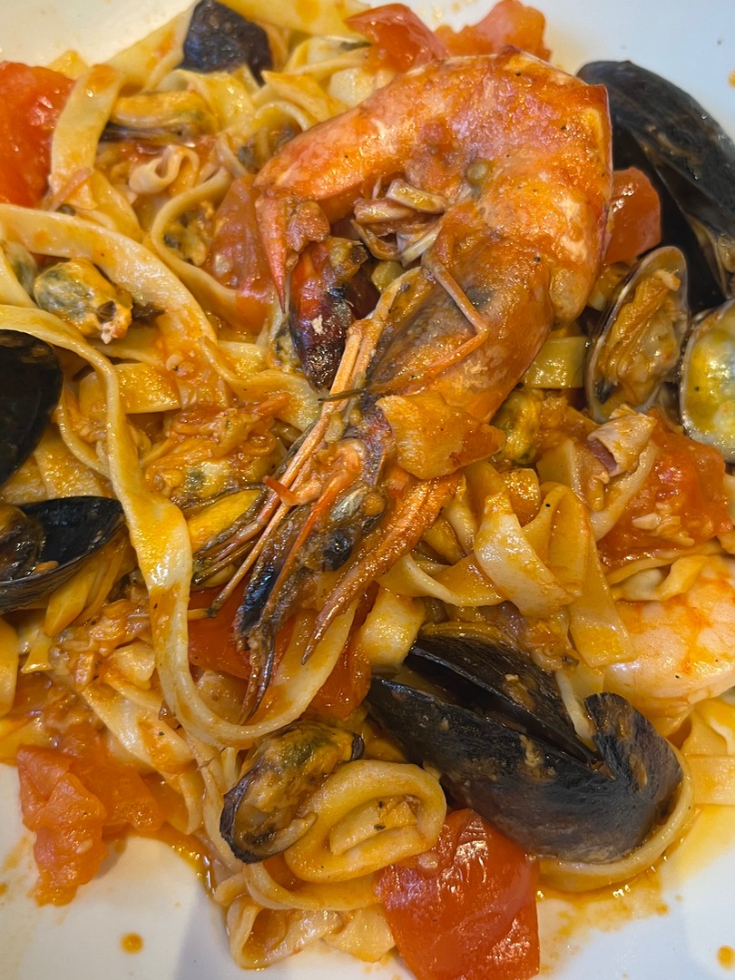 Spagetti al frutti di mare