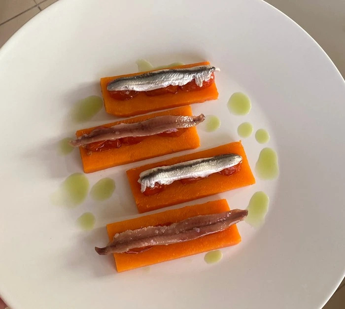 Menú de alta cocina