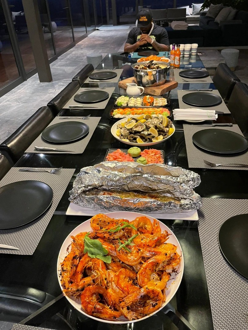 Seafood menu