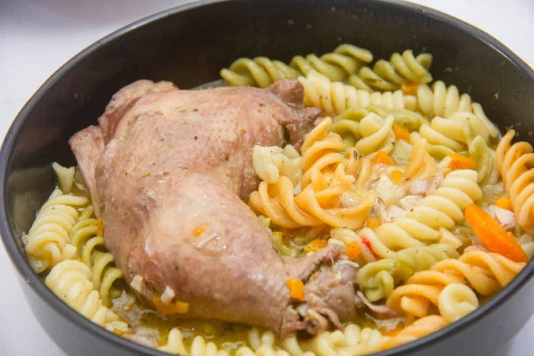 Chicken noodles soup