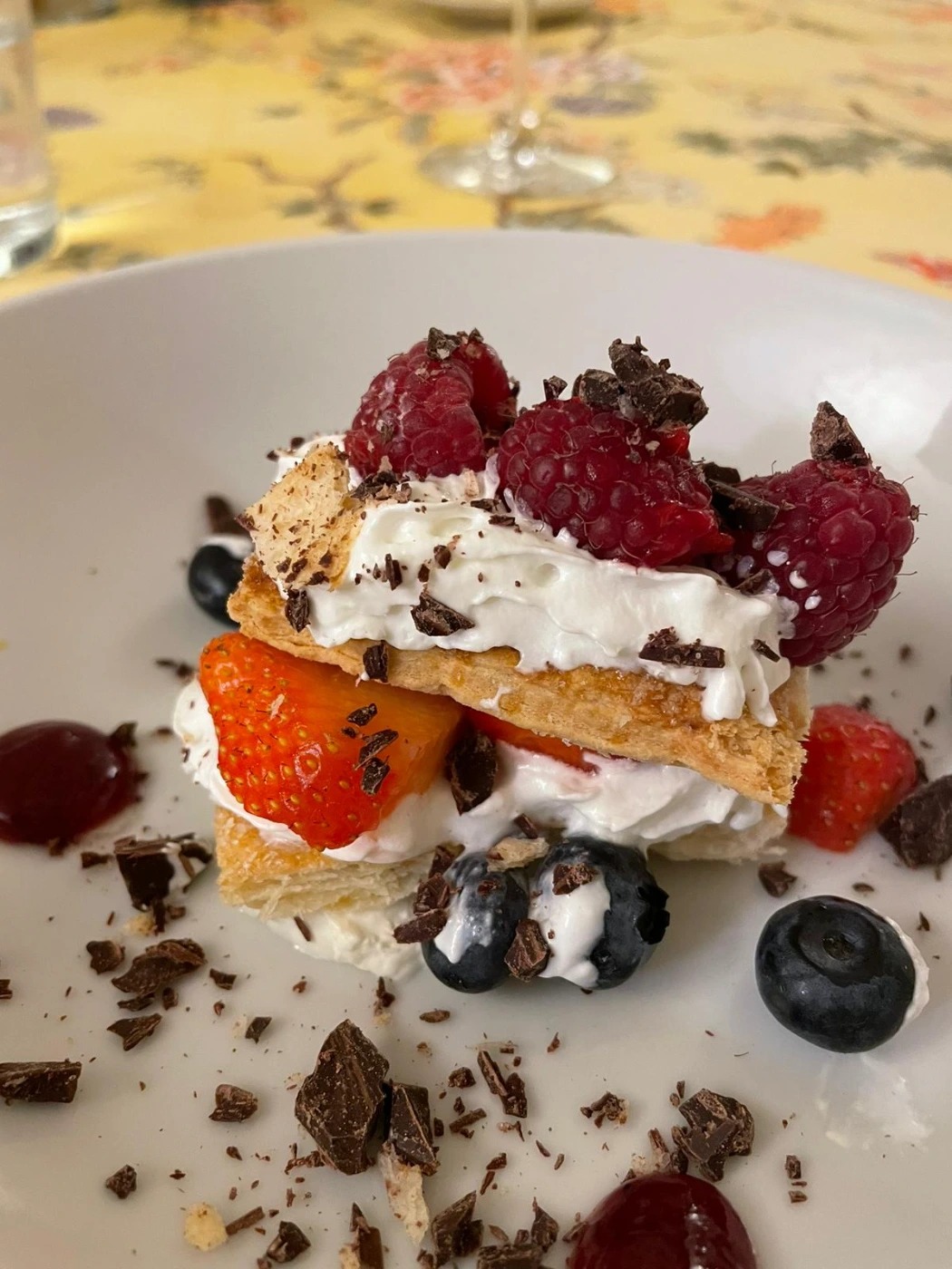 Millefoglie, forest fruit, homemade 70% dark chocolate and chantilly.jpeg