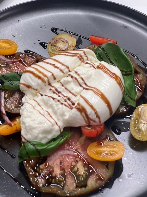 Buratta and tomato salad.JPG