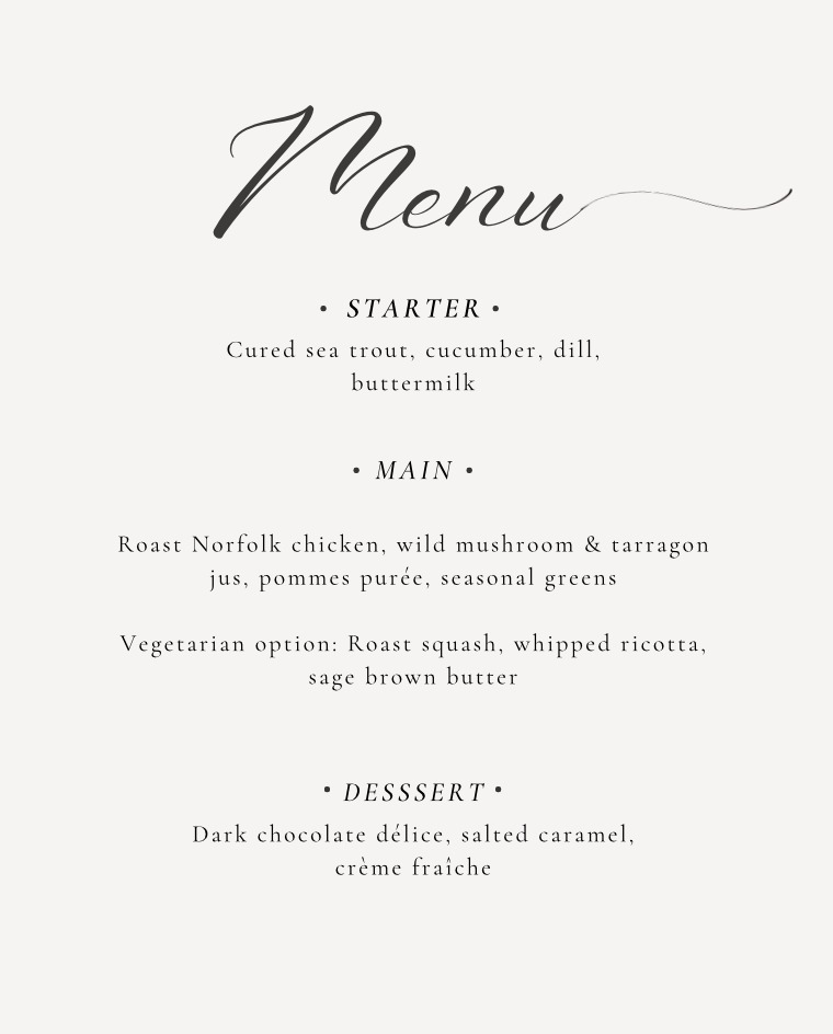 Elevated British Cuisine
