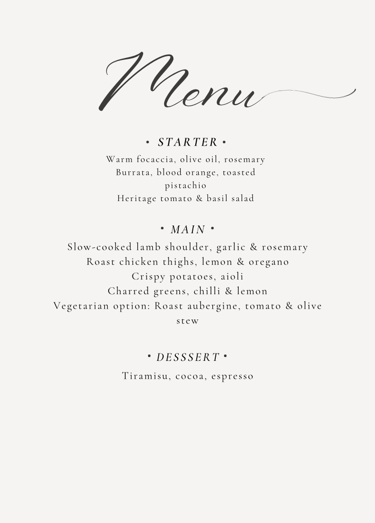 Mediterranean Cuisine