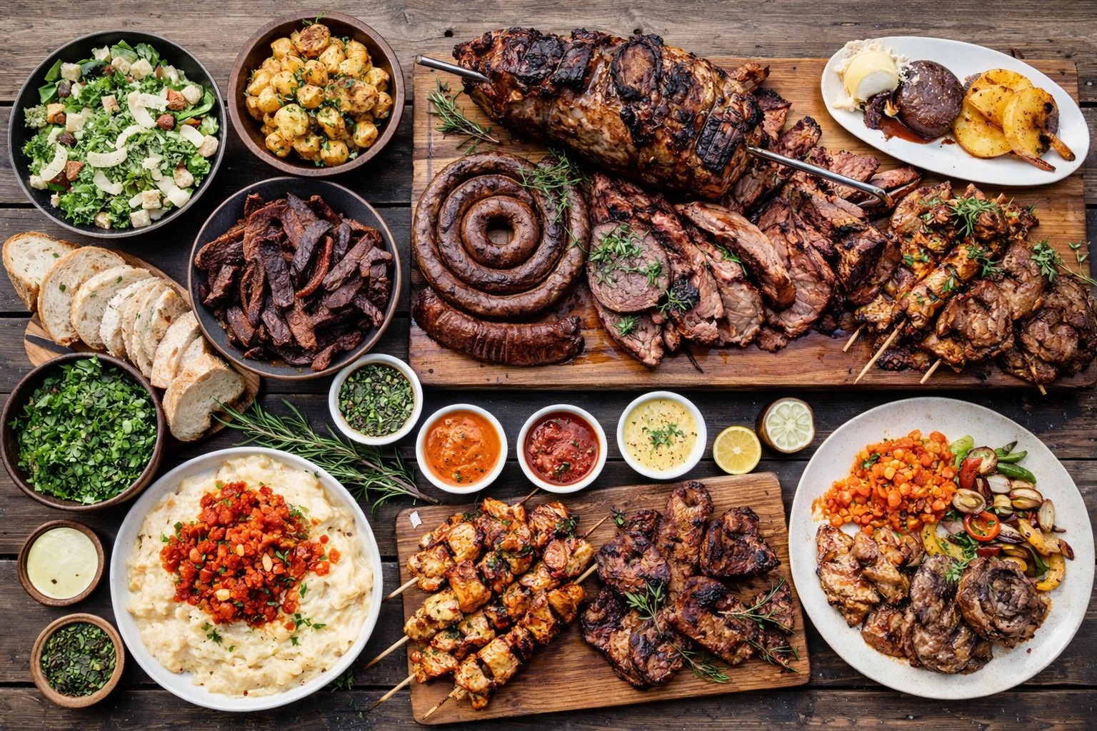 Classic South African Braai Feast