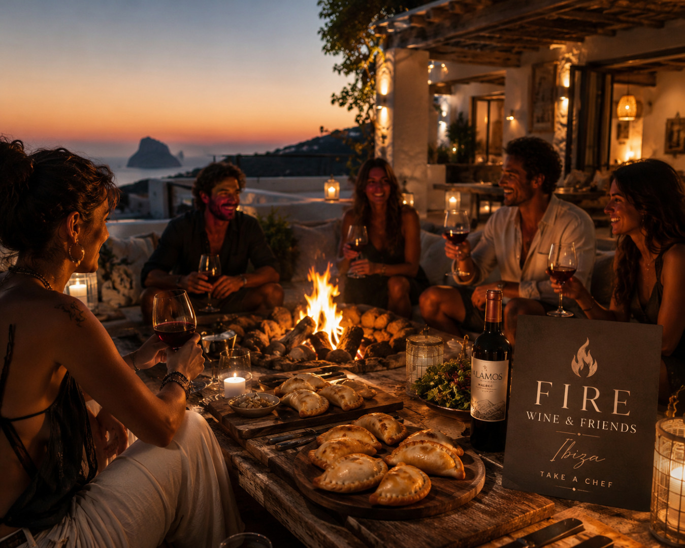 FIRE, WINE & FRIENDS