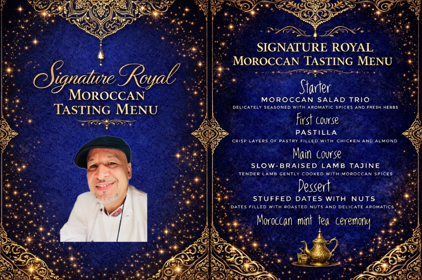 Signature Royal Moroccan Tasting Menu