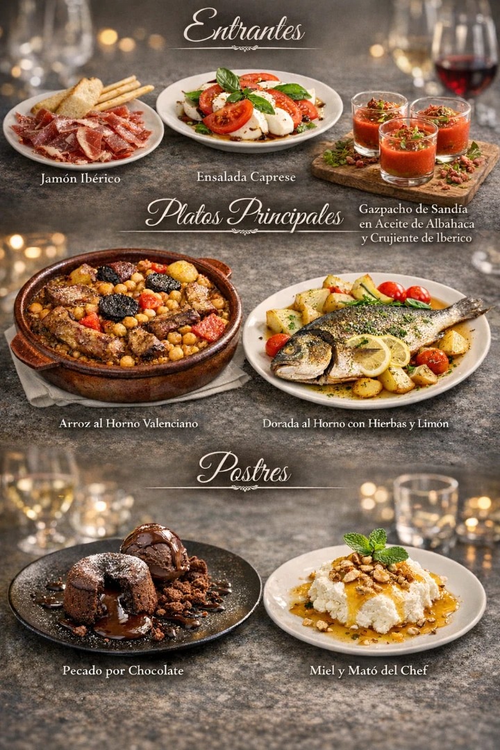 Menú degustación