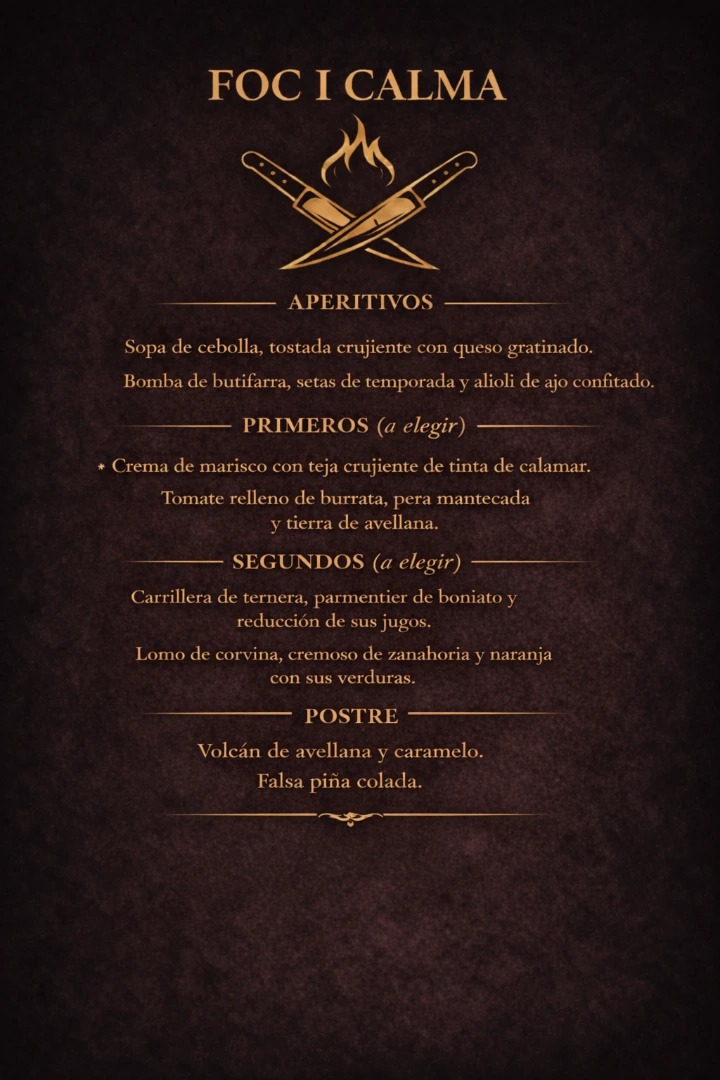 Sabores de casa( foc i calma )