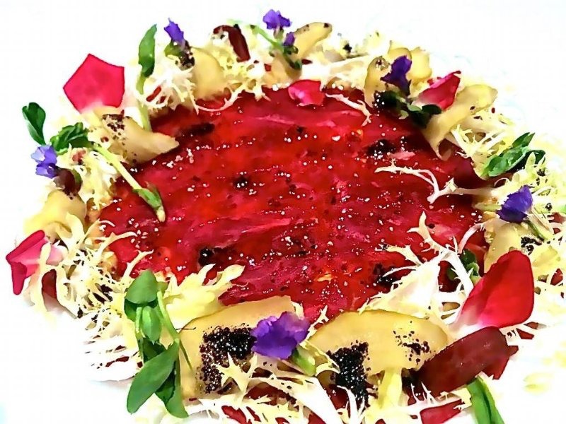 Beef carpaccio, truffle, lemon, mustard all'ancienne.jpeg