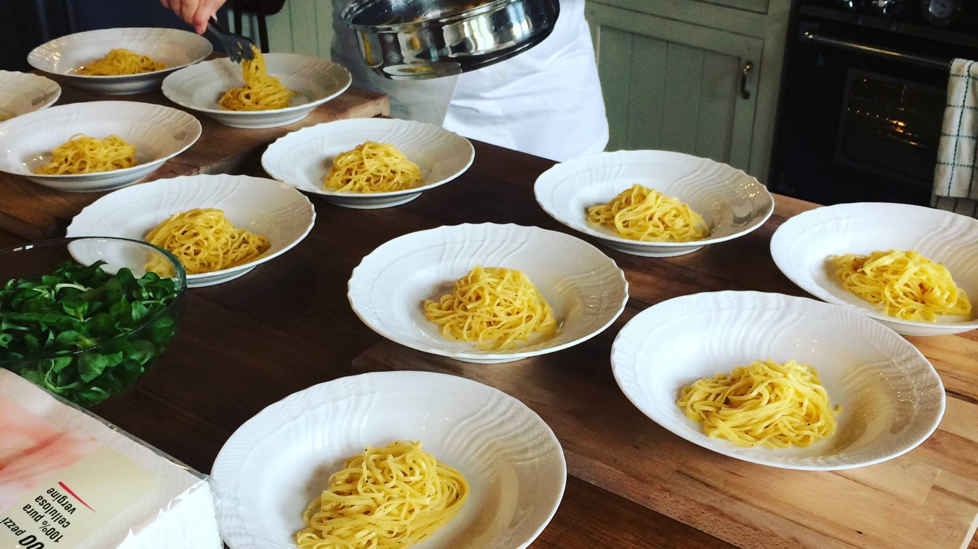 Buon cibo in tavola