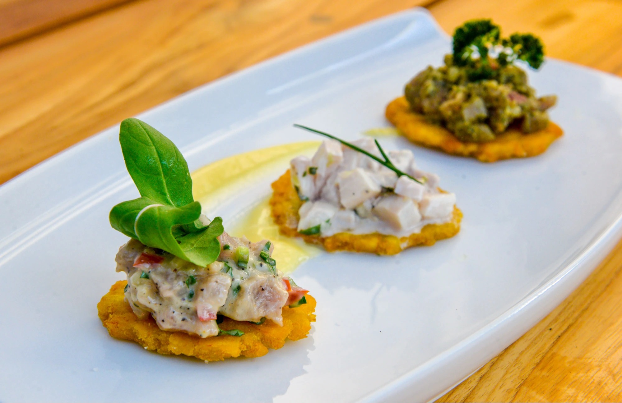 2. Trio-Patacones-Tuna-Mayo-Corvina-Ceviche-Tuna-Pesto.jpg 2. Trio-Patacones-Tuna-Mayo-Corvina-Ceviche-Tuna-Pesto.jpg