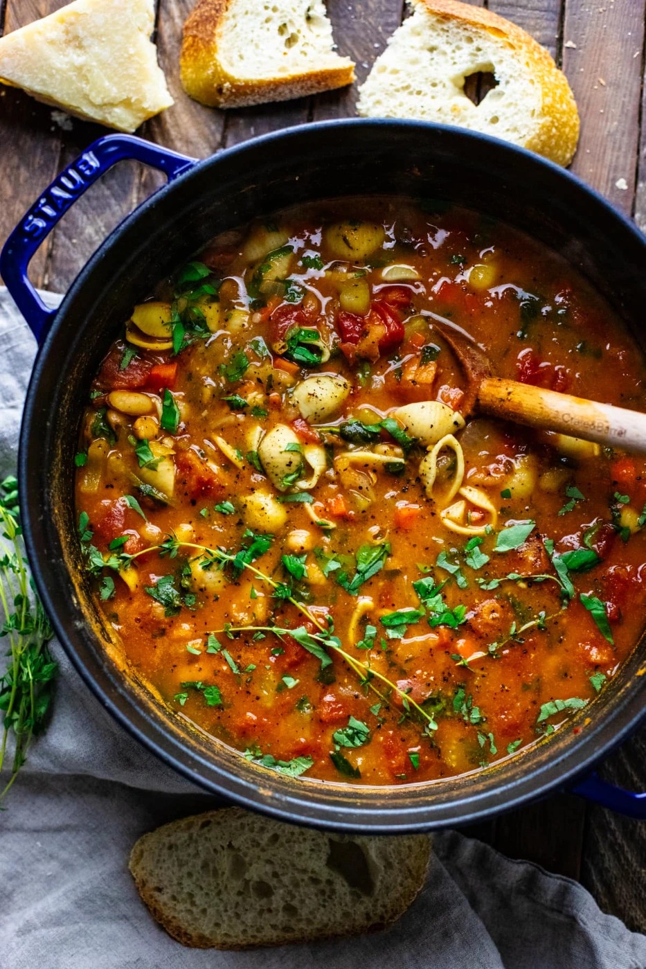 Pasta e fagioli with pesto twist.jpg