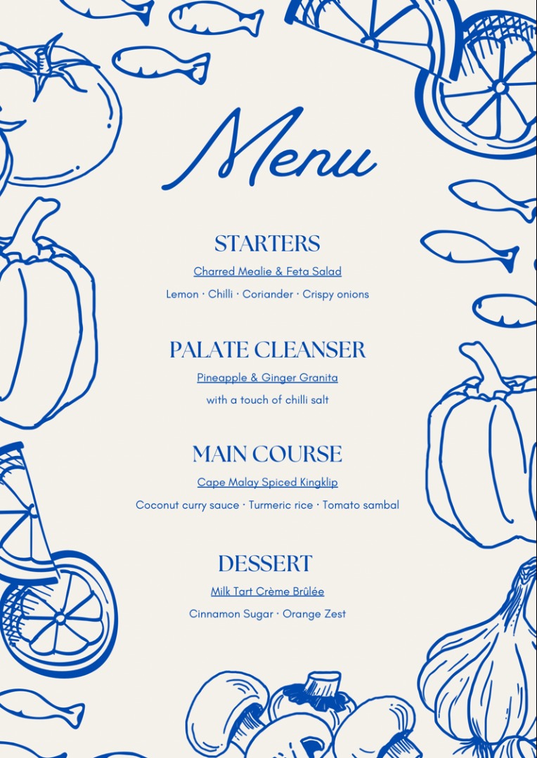 South African Modern Bistro