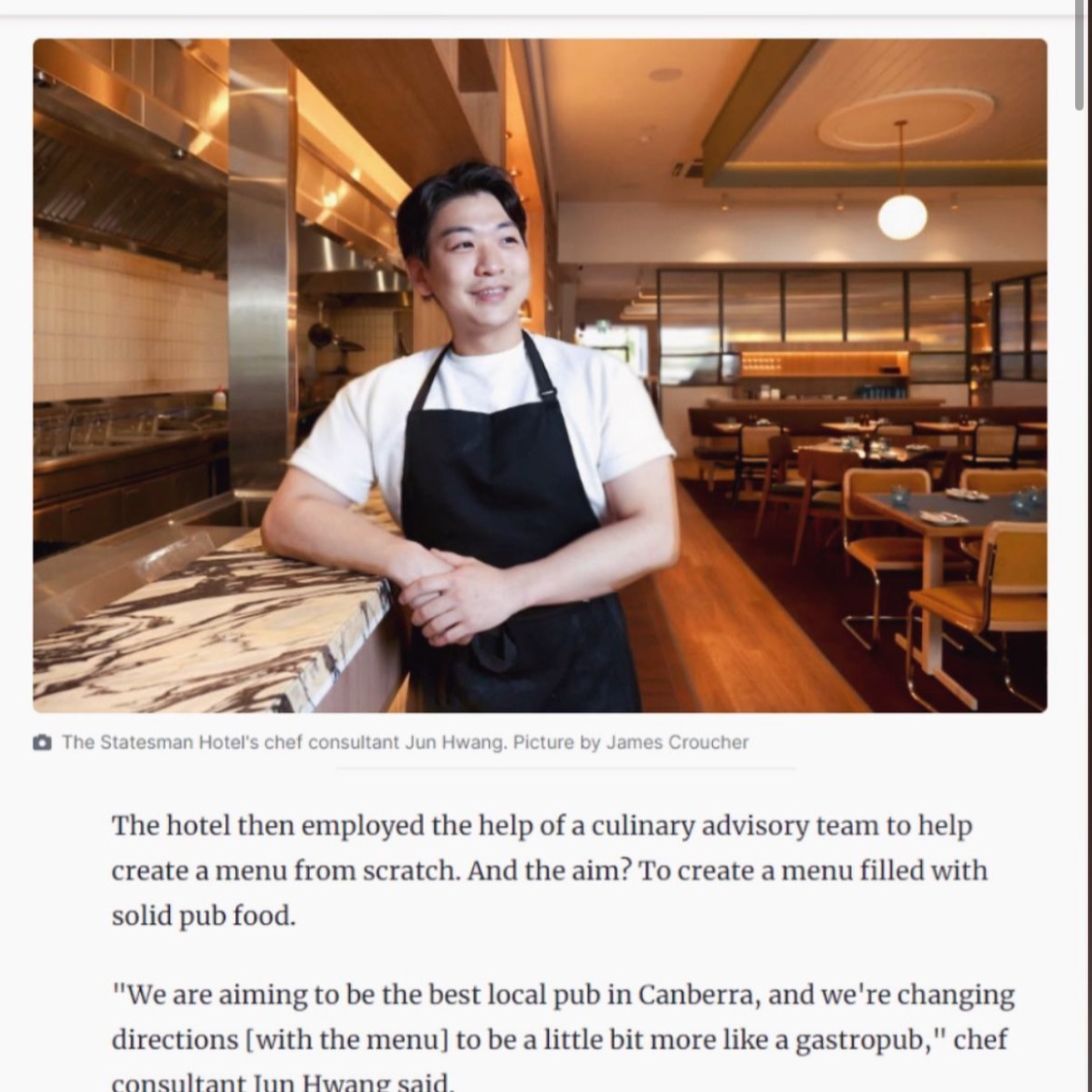 Photo from chef Jun Hwang