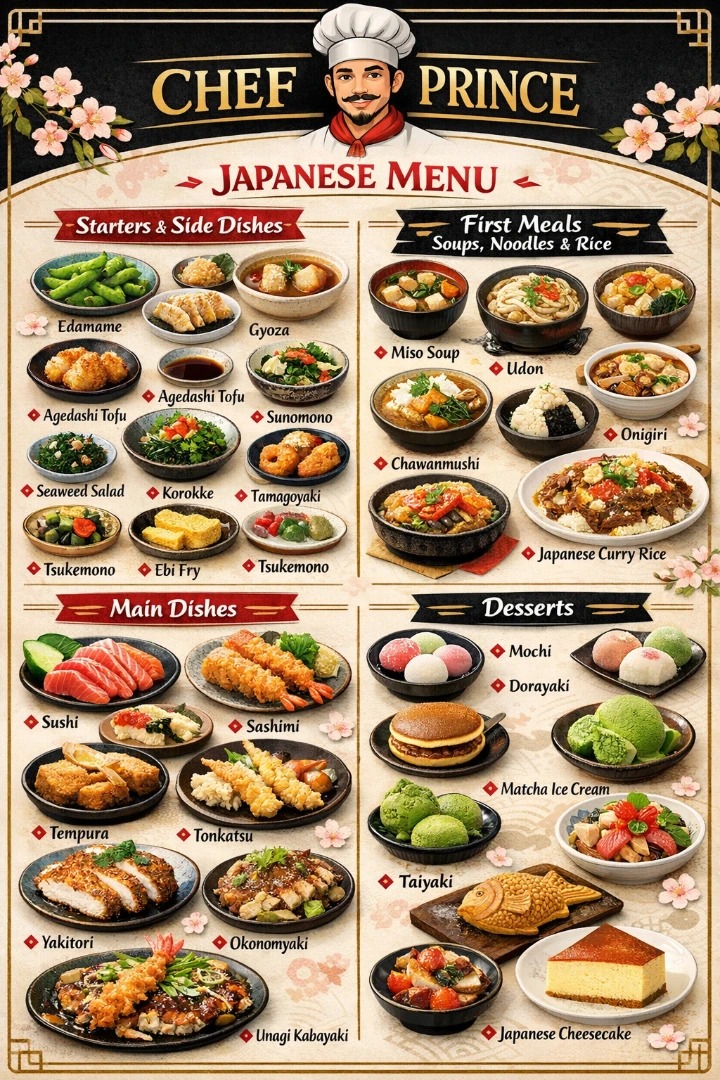 Japanese meals