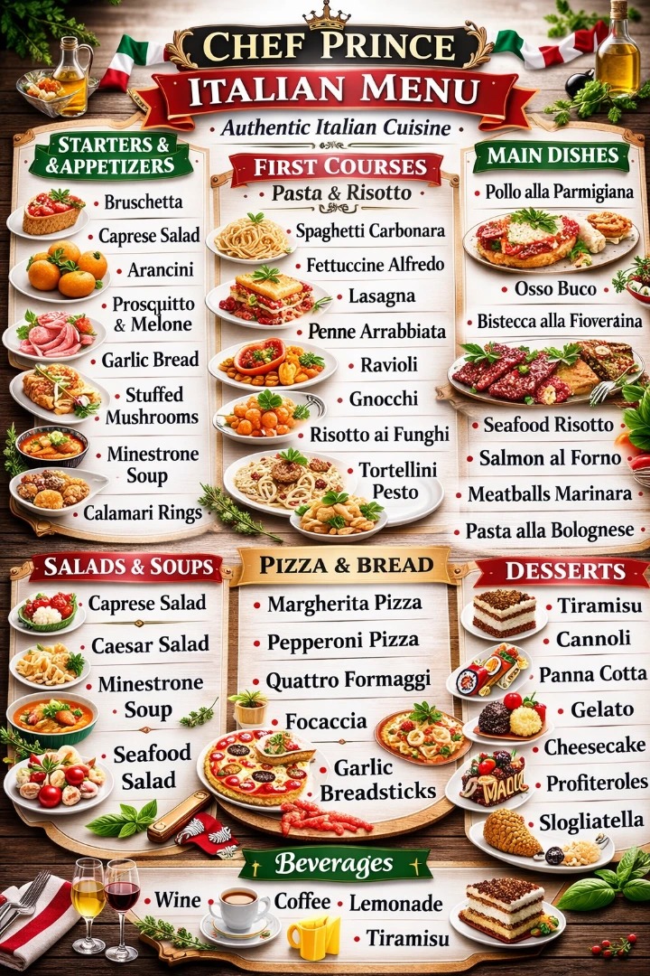 Italian cuisine