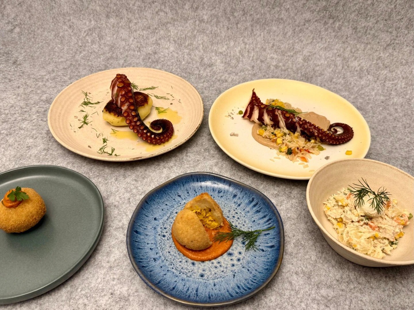 Menú 4 - Mediterráneo Fusión.