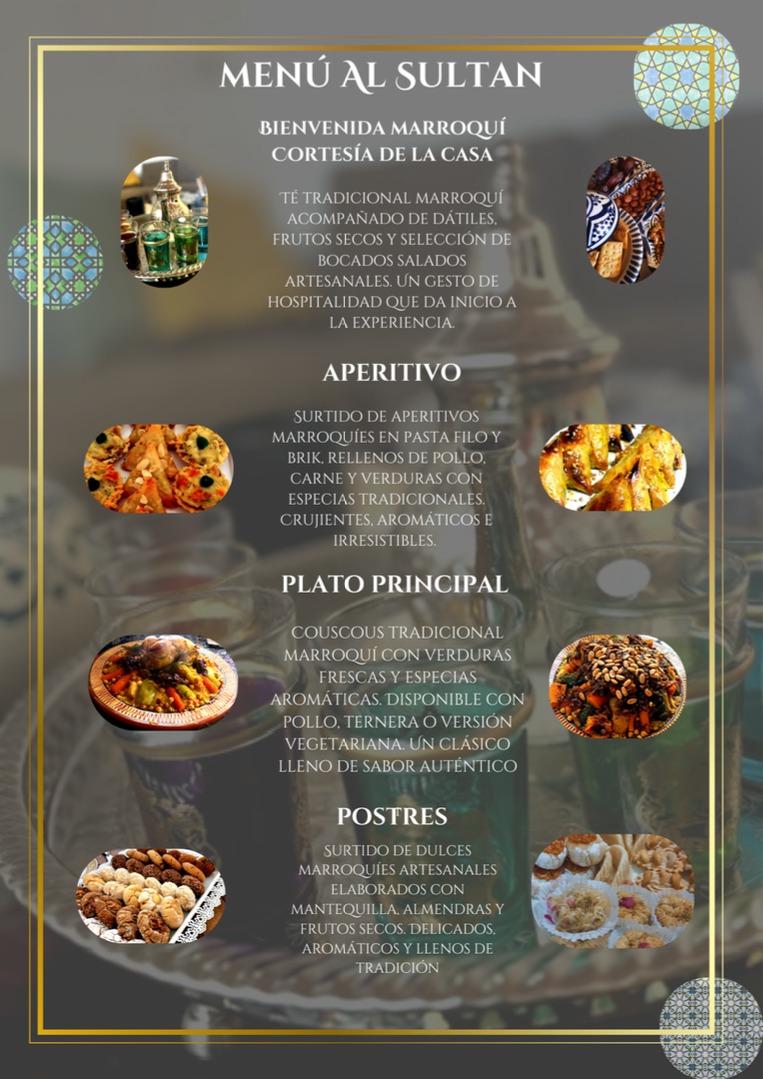 Menú al sultán
