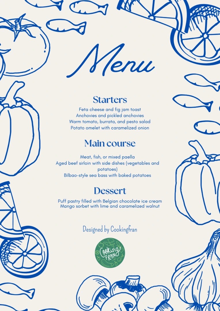 MEDITERRANEAN MENU
