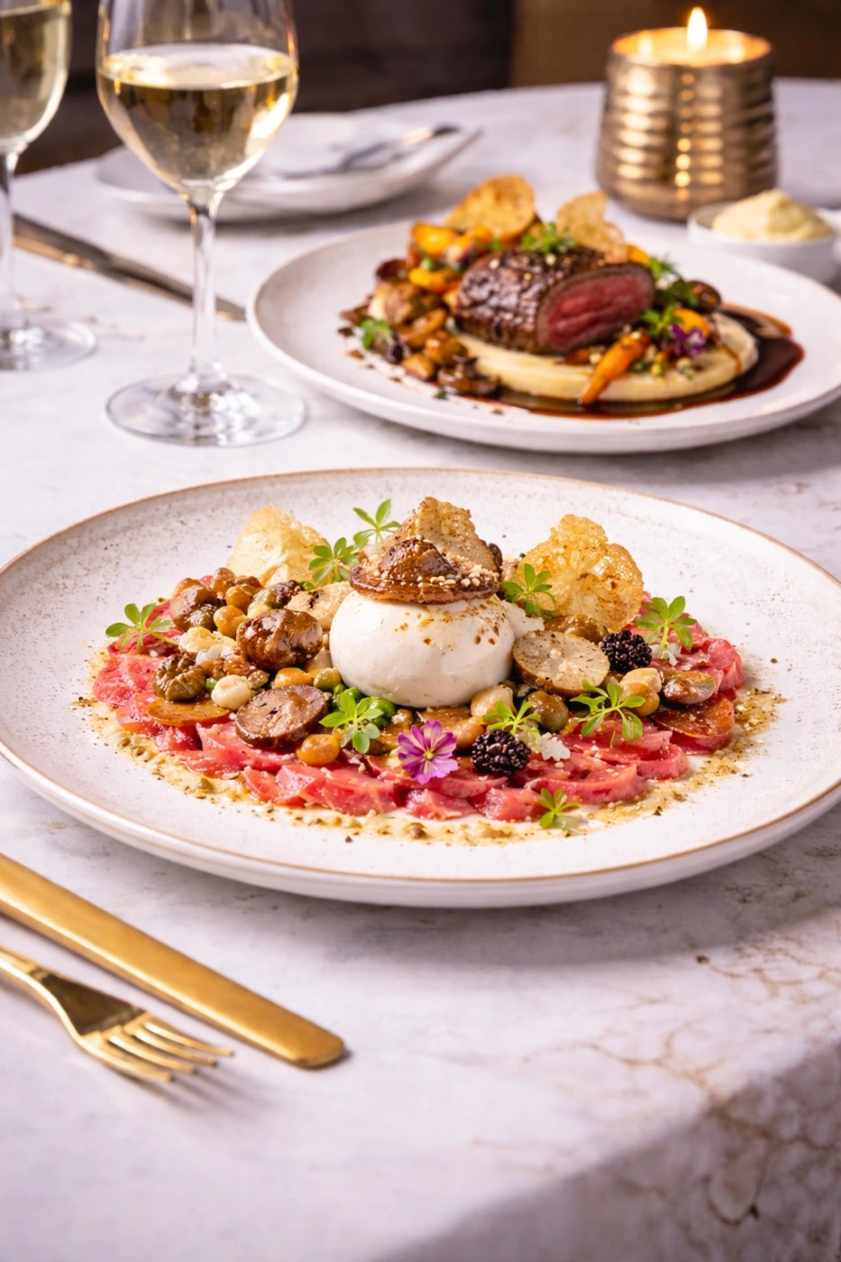 Starter elegant carpacio with truffle.png Starter elegant carpacio with truffle.png