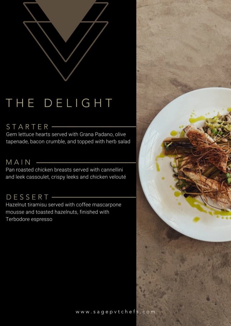The Delight Menu