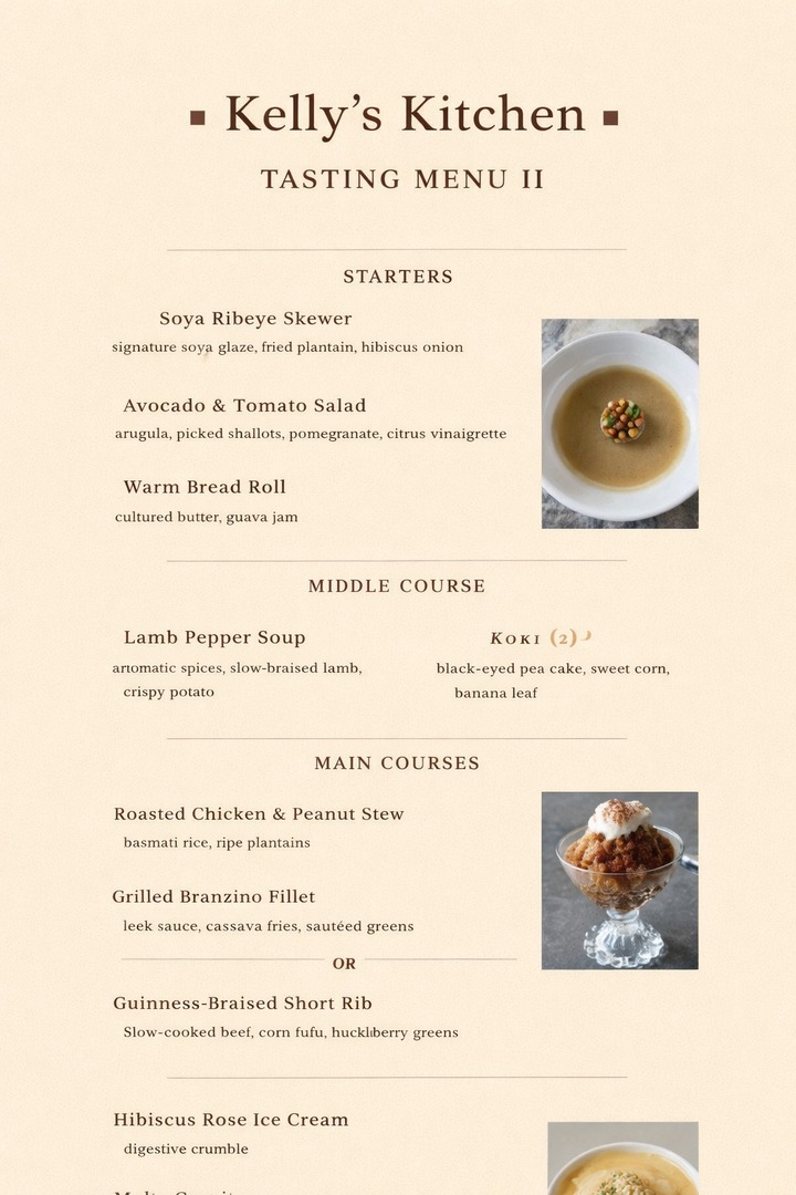 Cameroon fine dining