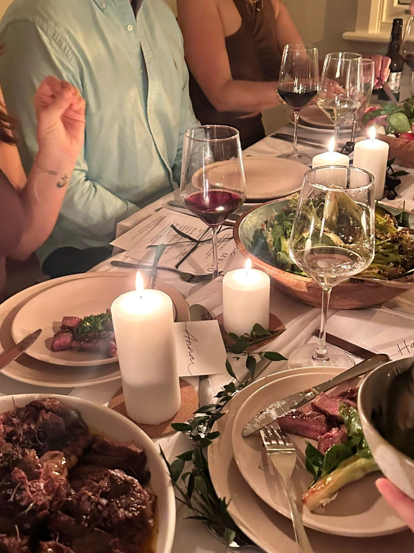 Mediterranean (8 courses) Ottolenghi family-style shared menu. Customise to suit you