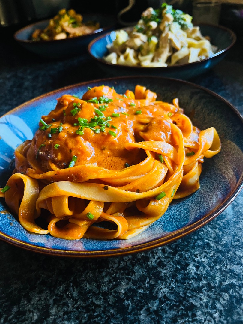 Prawn pasta
