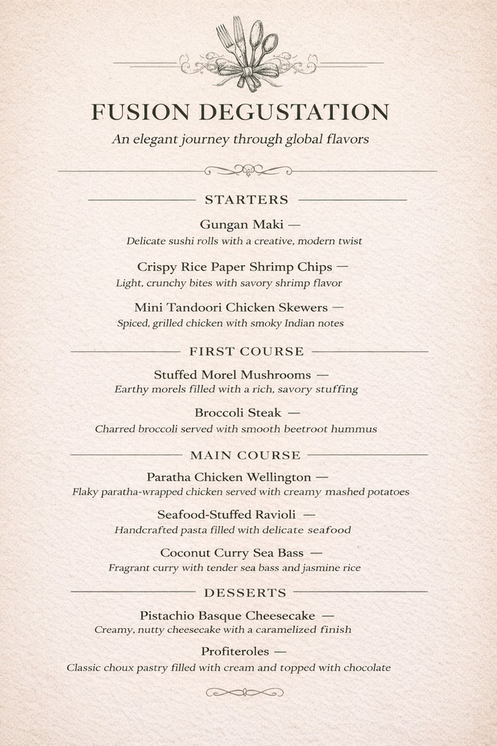 Fusion Degustation