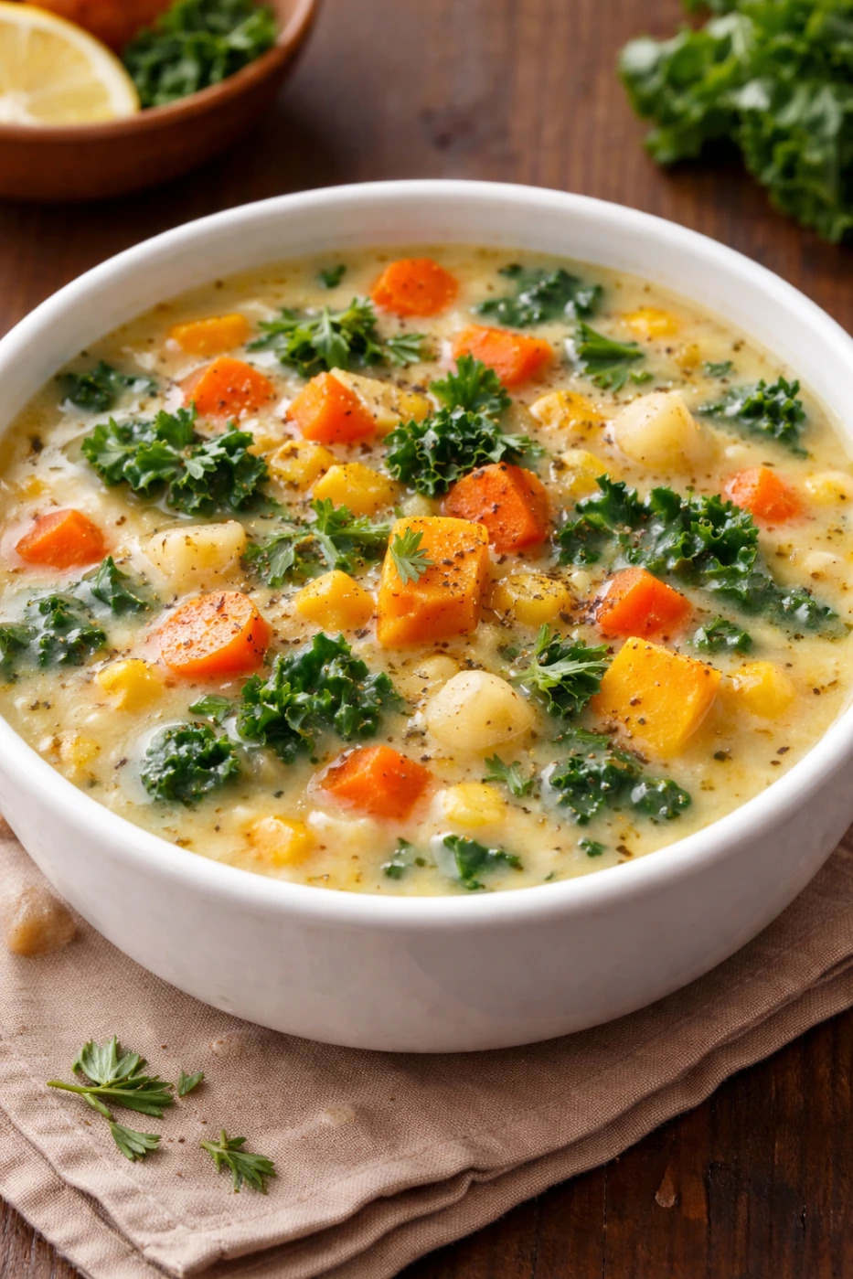 Creamy vegetable soup in a bowl.png