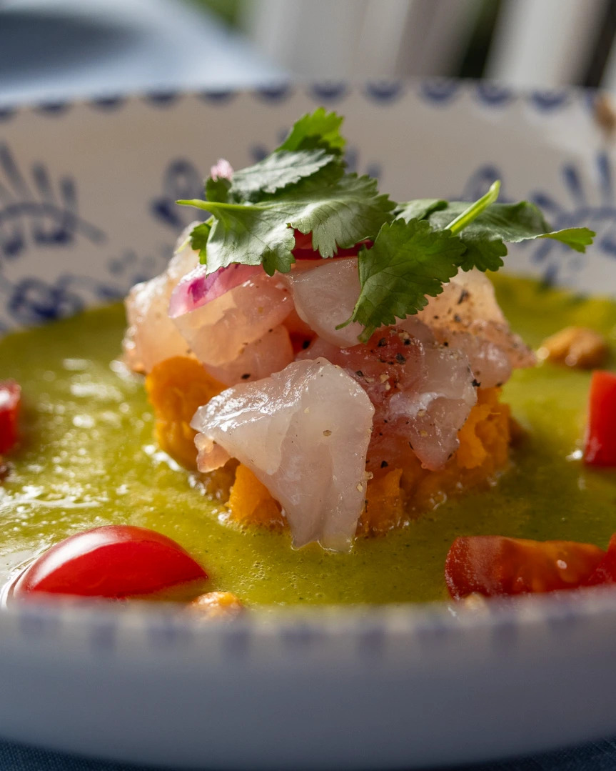 Mediterranean tasting menu delux