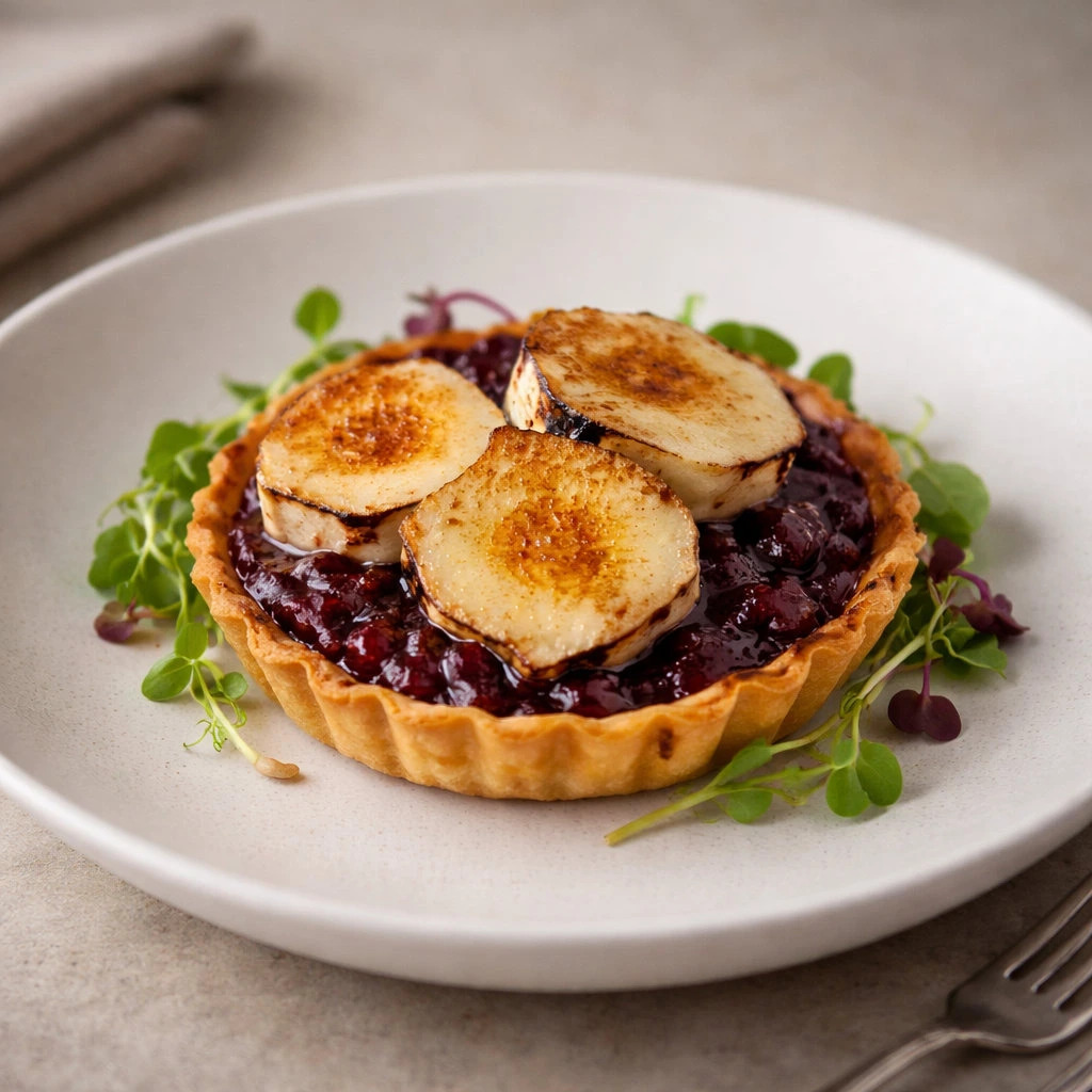Caramelised-goats-cheese-tartlet.jpg Caramelised-goats-cheese-tartlet.jpg