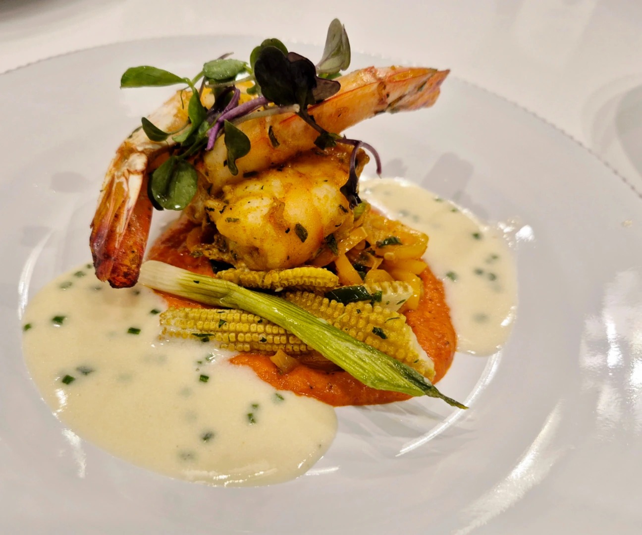 Locally Inspired Plated Dinner