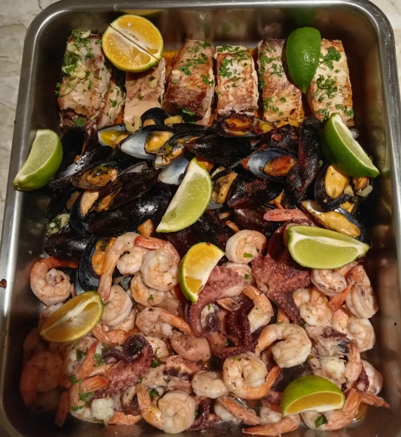 seafood and fish