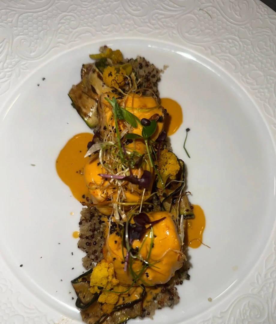 Vegan menu
