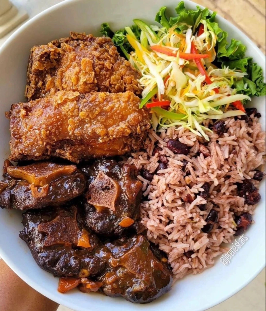 JAMAICAN  DINNER MENU