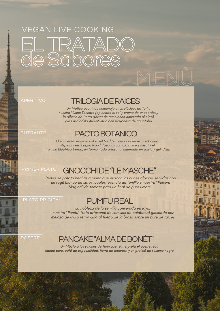 Alquimia Regia - El tratado de Sabores - Vegan Live cooking