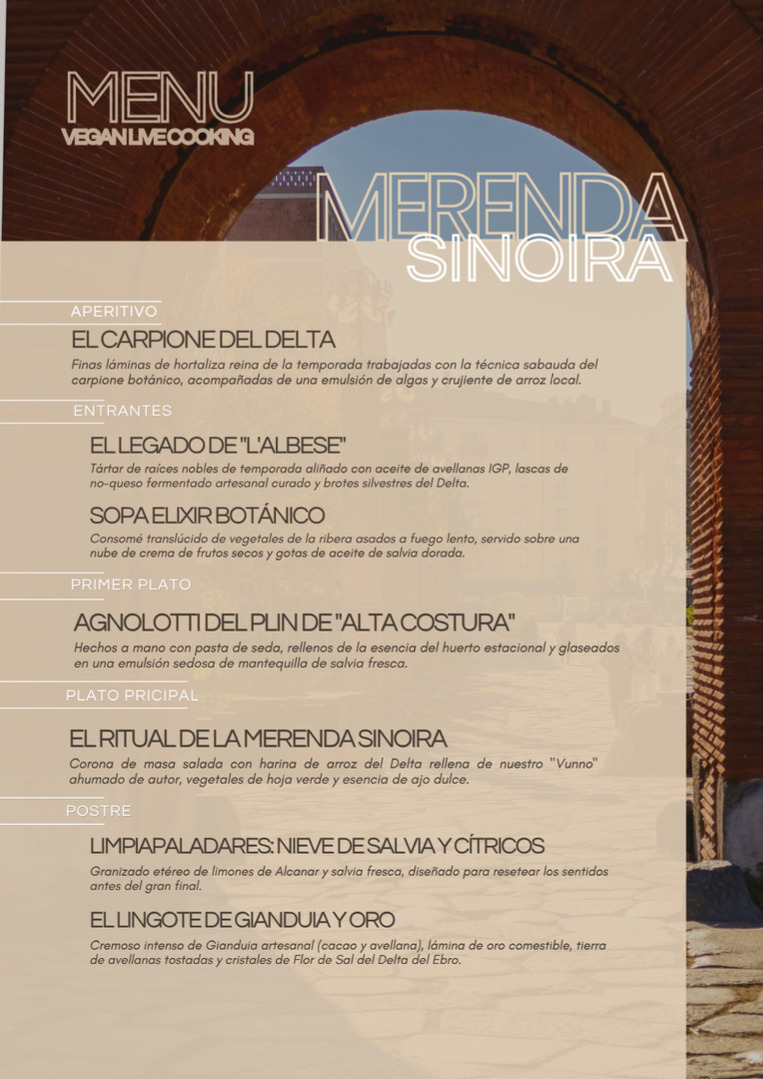 Merenda Sinoira: El Banquete de le Masche - Vegan live cooking