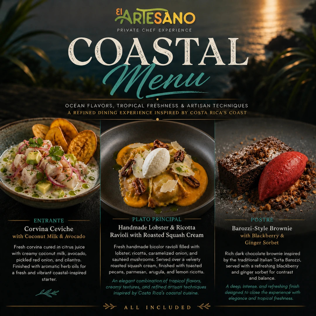 Coastal Menu