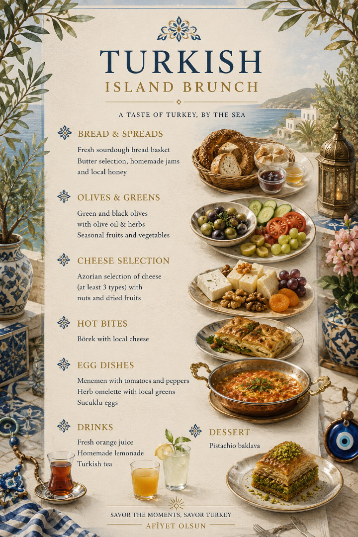 Turkish island Brunch