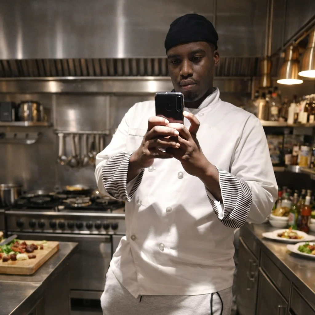 Photo from chef Nelson Tshepo Matshaba