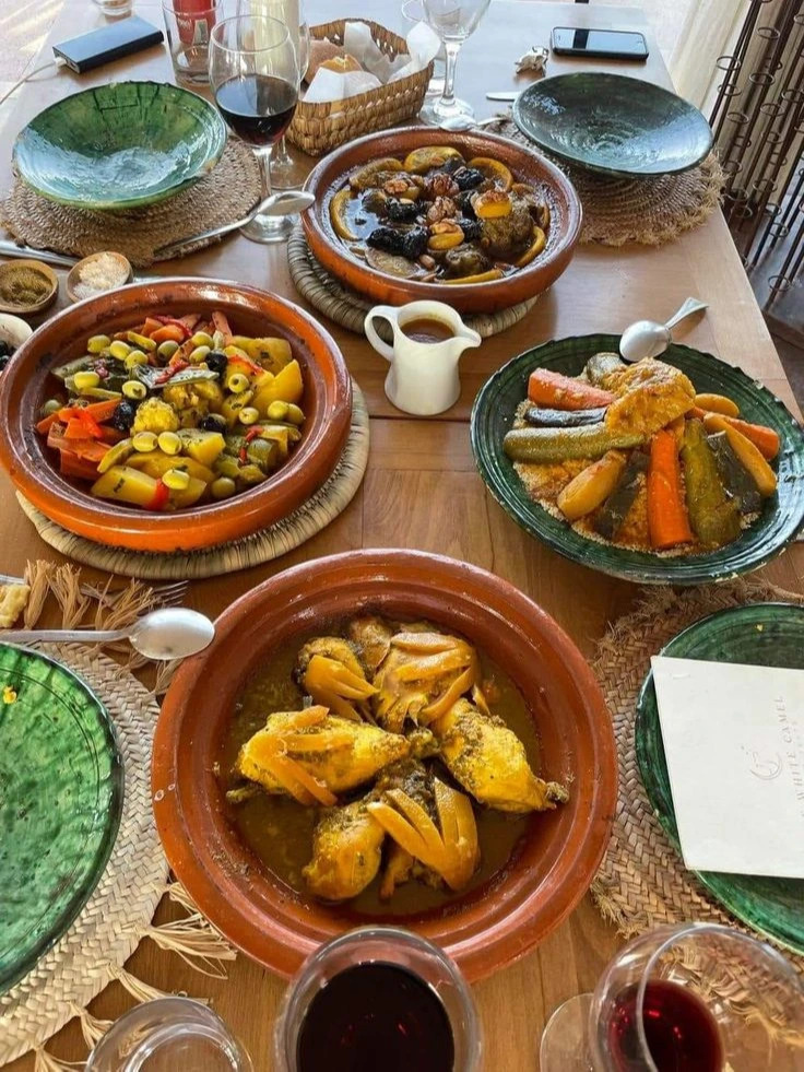 Traditional Moroccan Lunch