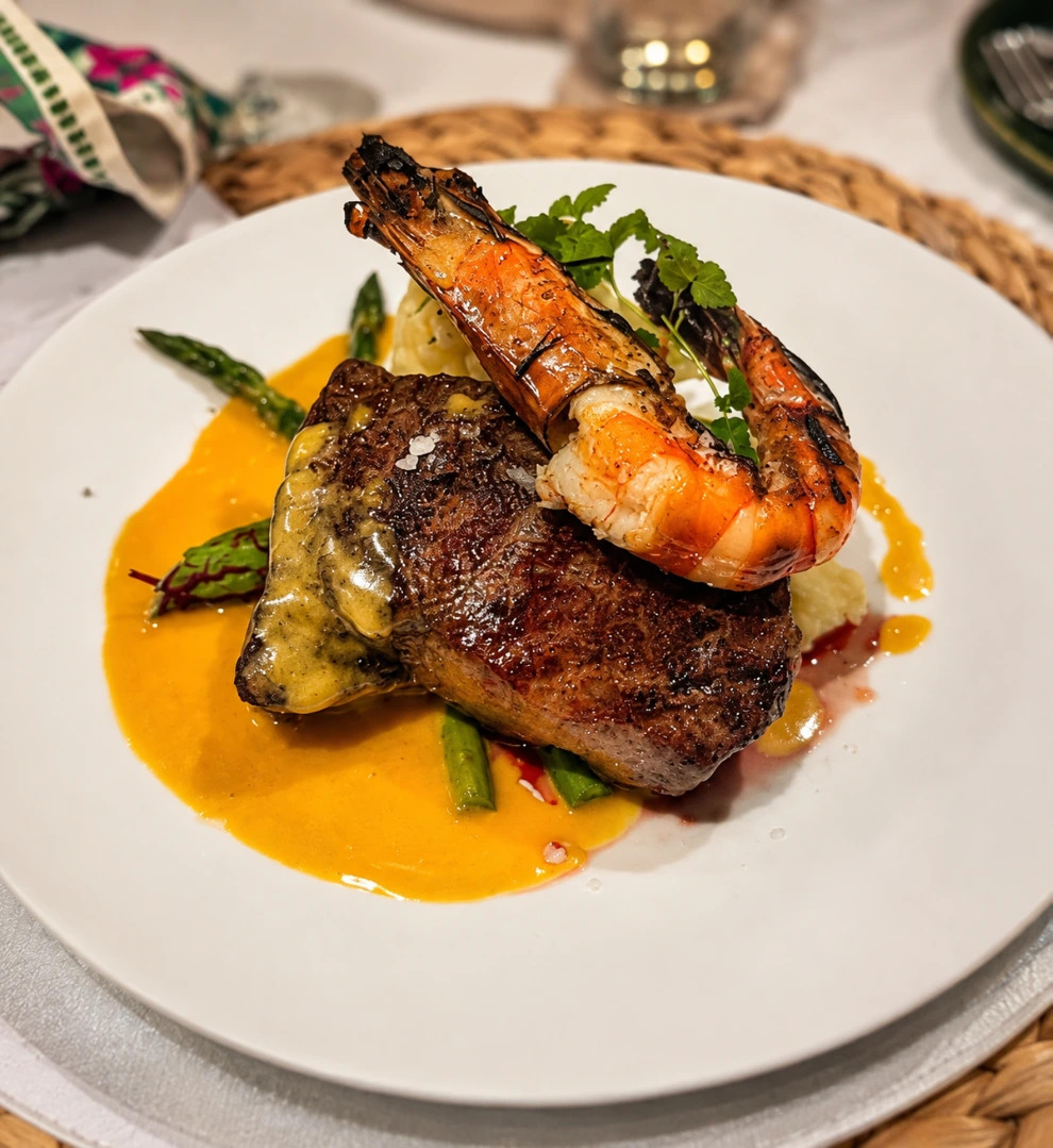 Surf & Turf 3 course Experience