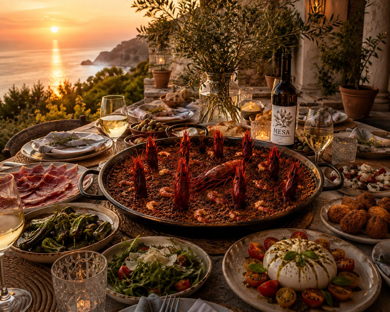 Mesa Mediterránea — Experiencia para Compartir